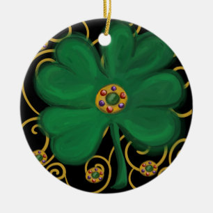 Prettig St. Patrick's Day Keramisch Ornament