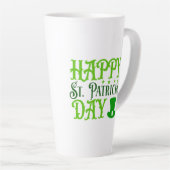 Prettig St. Patrick's Day Latte Mok (Rechterhoek)