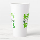 Prettig St. Patrick's Day Latte Mok (Voorkant)