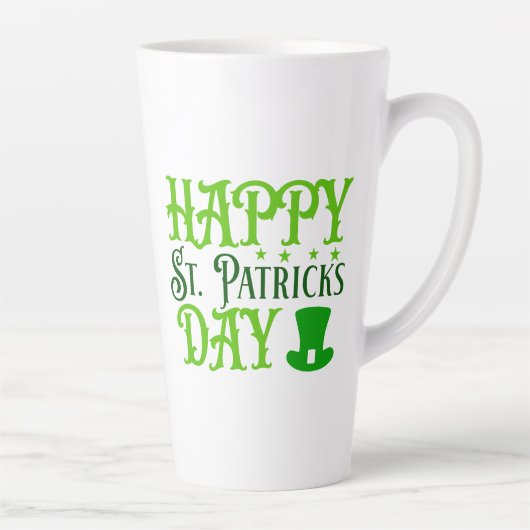 Prettig St. Patrick's Day Latte Mok (Rechts)