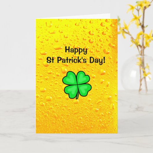 Prettig St. Patrick's Day, maak je klaar om te str Kaart (Gele Bloem)