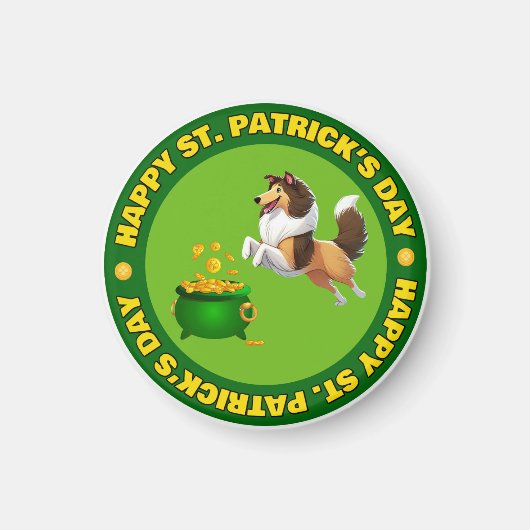 Prettig St. Patrick's Day Magneet (Voorkant)