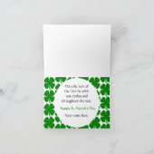 Prettig St. Patrick's Day met binnenkant Groet   Feestdagen Kaart (Binnen)
