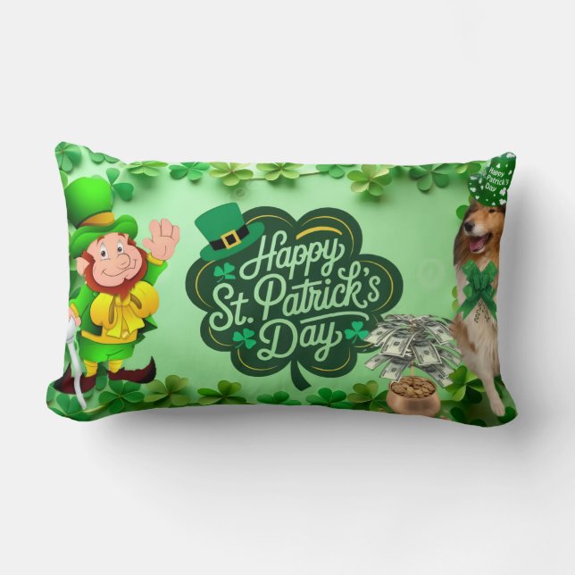 Prettig St. Patrick's Day met onze Helena Kussen (Voorkant)