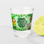 Prettig St. Patrick's Day met onze Helena Shot Glas (Voorkant)