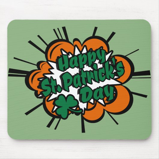 Prettig St. Patrick's Day Muismat (Voorkant)