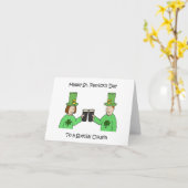 Prettig St. Patrick's Day Neef Kaart (Gele Bloem)