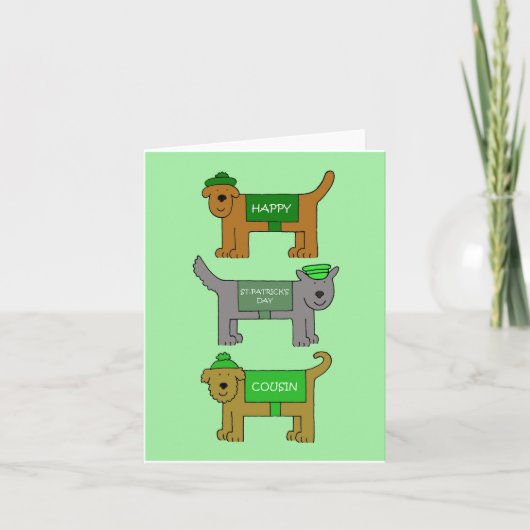 Prettig St. Patrick's Day Neef Kaart (Voorkant)