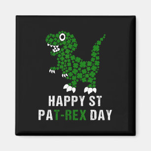 Prettig St. Patrick's Day Patrex T-rex Dinosaur Gr Magneet