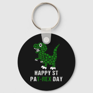 Prettig St. Patrick's Day Patrex T-rex Dinosaur Gr Sleutelhanger