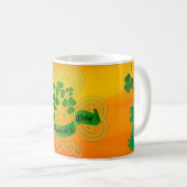 Prettig St Patrick's Day Pot o' Gold Ierland Koffiemok (Voorkant rechts)