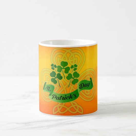 Prettig St Patrick's Day Pot o' Gold Ierland Koffiemok (Center)