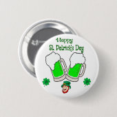 Prettig St. Patrick's Day Ronde Button 5,7 Cm (Voorkant /achterkant)