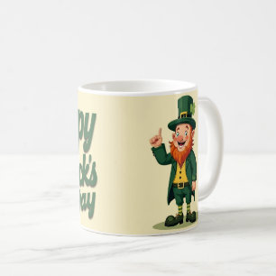 Prettig St. Patrick's Day Schattige Kabouter Koffiemok
