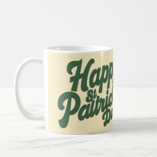 Prettig St. Patrick's Day Schattige Kabouter Koffiemok (Links)
