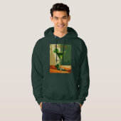 Prettig St. Patrick's Day Shamrock Martini Hoodie (Voorkant volledig)