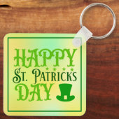 Prettig St. Patrick's Day Sleutelhanger (Achterkant)