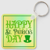 Prettig St. Patrick's Day Sleutelhanger (Achterkant)