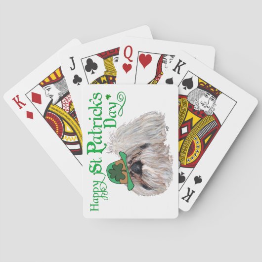 Prettig St. Patrick's Day Speelkaarten (Achterkant)