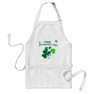 Prettig St. Patrick's Day Standaard Schort