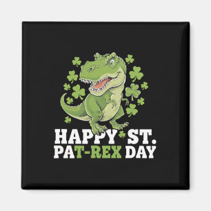 Prettig St. Patrick's Day T-rex en Shamrocks St Pa Magneet
