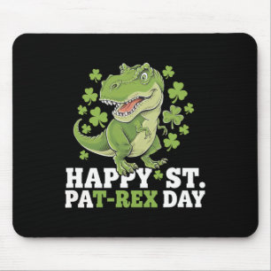 Prettig St Patricks Day T-rex En Shamrocks St Patt Muismat