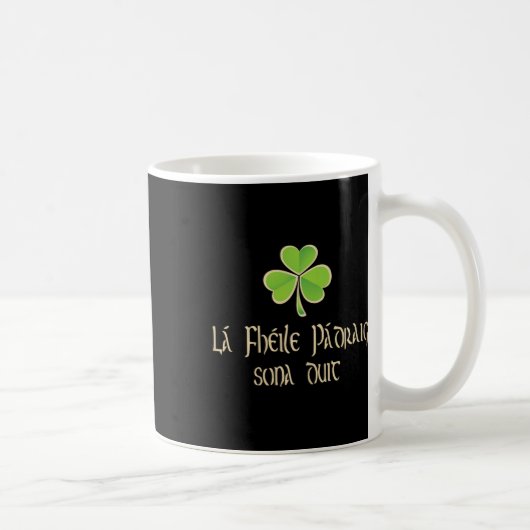 Prettig St. Patrick's Day Toe Gewenst In Iers - A Koffiemok (Rechts)