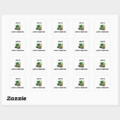 Prettig St. Patrick's Day Vierkante Sticker (Vel)