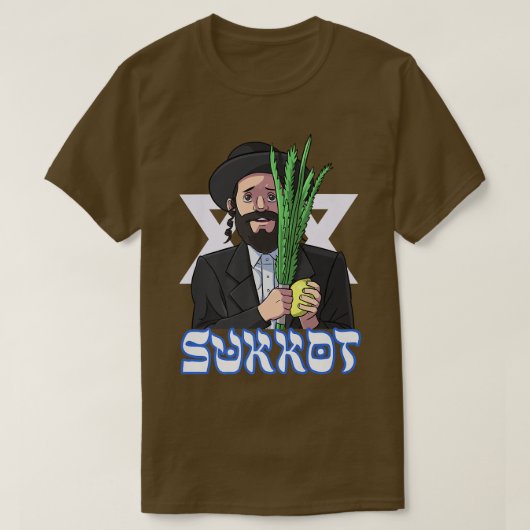 Prettig Sukkot-dag joods T-shirt (Design voorkant)