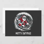 Prettig Surfkerstfeest Kaart (Voorkant / Achterkant)