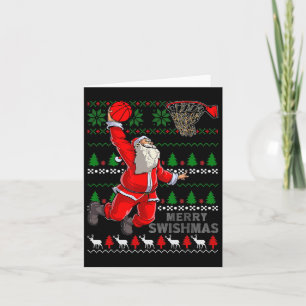 Prettig Swishkerstmis Kerstman Bysketbyll Byll Lel Kaart