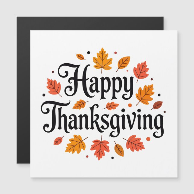 Prettig Thanksgiving (Voorkant / Achterkant)