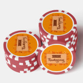 Prettig Thanksgiving 2 Poker Chips (Opstapeling)