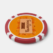 Prettig Thanksgiving 2 Poker Chips (Enkel)