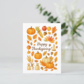Prettig Thanksgiving Ansichtkaart Briefkaart (Staand voorkant)