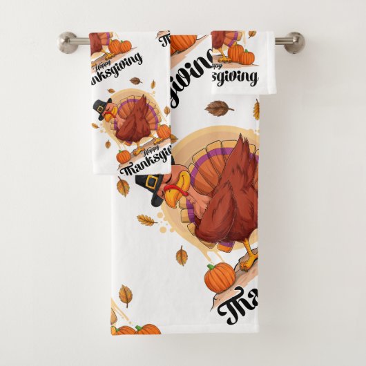 Prettig Thanksgiving Bad Handdoek (Insitu)