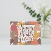 Prettig Thanksgiving Briefkaart (Staand voorkant)