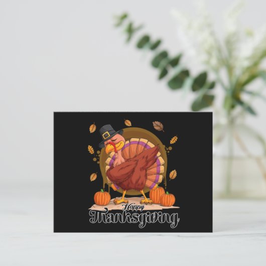 Prettig Thanksgiving Briefkaart (Staand voorkant)