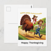 Prettig Thanksgiving Briefkaart (Voorkant / Achterkant)