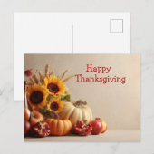 Prettig Thanksgiving, Briefkaart (Voorkant / Achterkant)