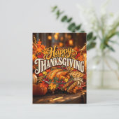 Prettig Thanksgiving Briefkaart (Staand voorkant)
