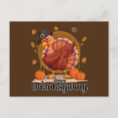 Prettig Thanksgiving Briefkaart (Voorkant)