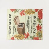 Prettig Thanksgiving BROOD DES LEVENS Wandkleed (Voorkant (horizontaal))