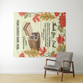 Prettig Thanksgiving BROOD DES LEVENS Wandkleed (In Situ (horizontaal))