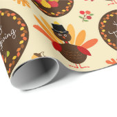 Prettig Thanksgiving Cadeaupapier (Rol Hoek)