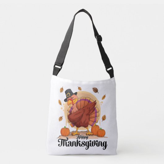 Prettig Thanksgiving Crossbody Tas (Voorkant)
