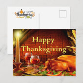 Prettig Thanksgiving-dag Briefkaart (Voorkant / Achterkant)