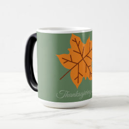 Prettig Thanksgiving-dag, herfst herfstseizoen, mo Magische Mok