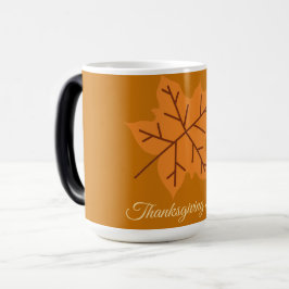 Prettig Thanksgiving-dag, herfst herfstseizoen, mo Magische Mok