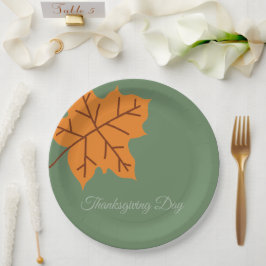 Prettig Thanksgiving-dag, herfst herfstseizoen, mo Papieren Bordje